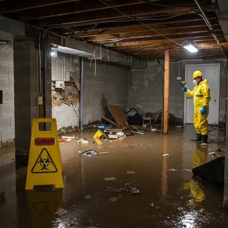 Flooded Basement Electrical Hazard in Lyndhurst, NJ Property